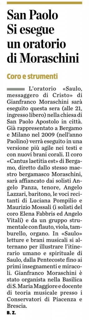 articolo da -L'Ecco di Bergamo-03.10.2015