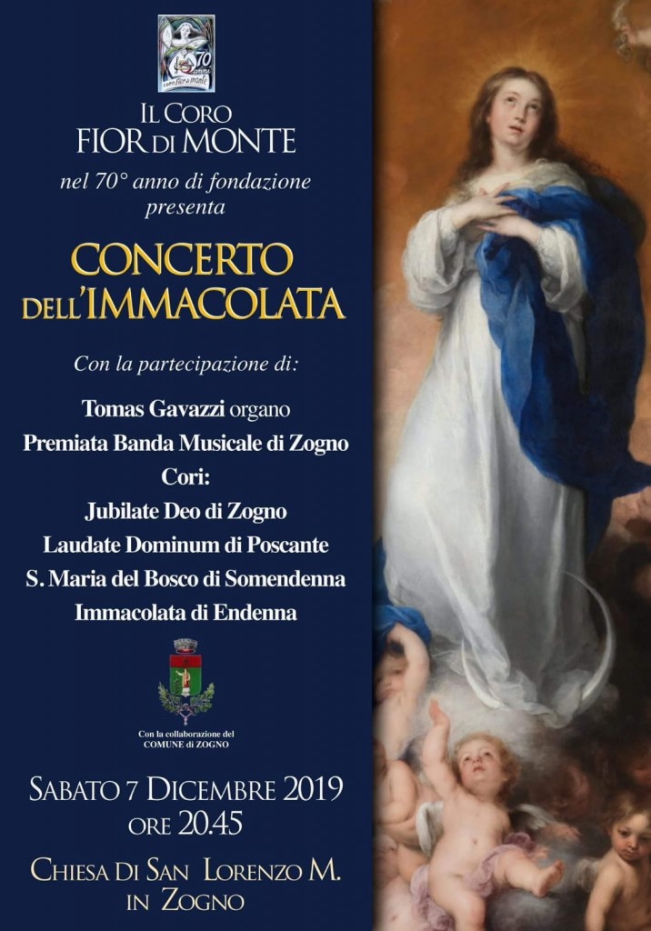 Concerto nell'ambito delle manifestazioni celebrative del 70° anniversario di fondazione del Coro Fior di Monte